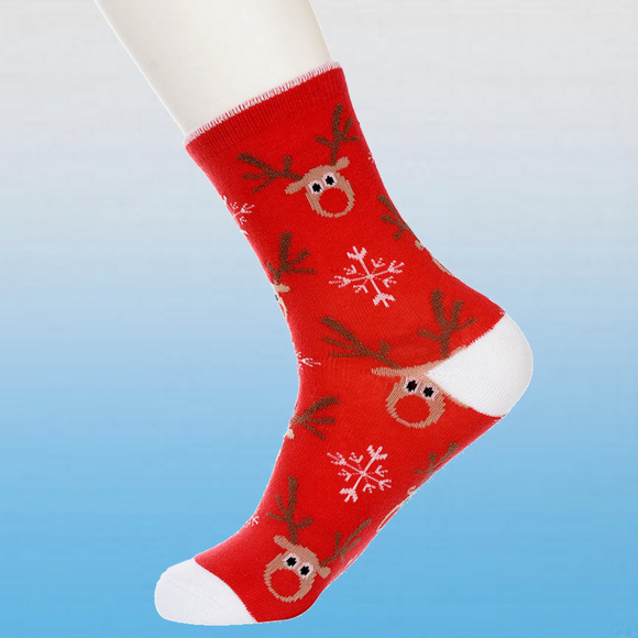 ❤ 3 for $14 ❤ Christmas New Year Winter Socks with Reindeer - Picture 3 of 3